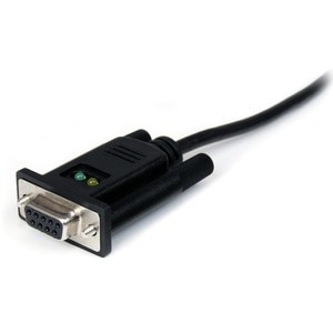 StarTech.com 1m USB Nullmodem RS232 Adapter Kabel - USB 2.0 auf Seriell DB9 mit FTDI Chipsatz - Erster Anschluss: 1 x DB-9