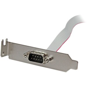 StarTech.com Plaque série faible encombrement 16 pouces - Cable for Carte mère - Gris