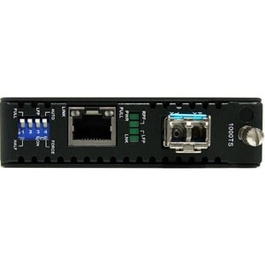 StarTech.com Multimode (MM) LC Fiber Media Converter for 1Gbe Network - 550m Range - Gigabit Ethernet - 850nm - with SFP T