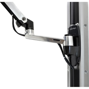 Ergotron Mounting Arm for LCD Monitor, Monitor, TV - Polished Aluminum - 86.4 cm (34") Screen Support - 11.30 kg Load Capa