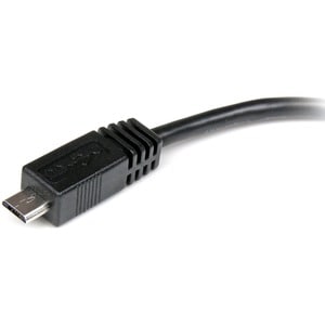 StarTech.com 15cm 6in. Micro USB to Mini USB Adapter Cable M/F - Micro USB male to Mini USB female - Micro USB to Mini USB