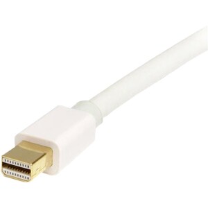 StarTech.com 91cm White Mini DisplayPort to DisplayPort 1.2 Adapter Cable M/M - DisplayPort 4k with HBR2 support - Mini DP