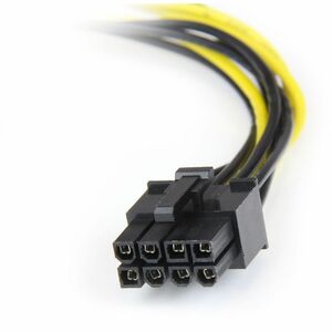 StarTech.com 15cm 6in. LP4 to 8 Pin PCI Express Video Card Power Cable Adapter - lp4 to PCI express - molex to 8 pin PCIe 