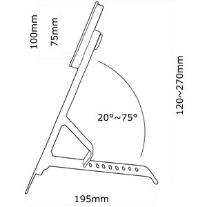Neomounts Neomounts Pro Desk Mount for Flat Panel Display - Black - Height Adjustable - 25.4 cm to 61 cm (24") Screen Supp