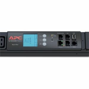 APC Rack PDU, 2G, metered, 0U, 17.2kW, 208V, 30 C13 sockets - Metered - IEC 60309 60A 3P+PE - 30 x IEC 60320 C13 - 208 V -