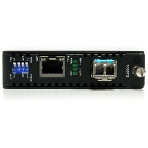 StarTech.com Transceiver/Media Converter - TAA Compliant - 2 Port(s) - 1 x Network (RJ-45) - Duplex LC Port - Twisted Pair