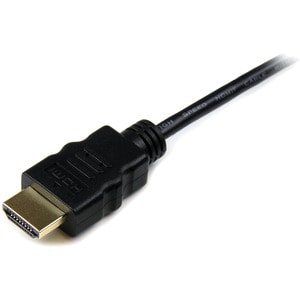 StarTech.com 1m High Speed HDMIÂ® Cable with Ethernet - HDMI to HDMI Micro - M/M - 1 x HDMI Male Digital Audio/Video - 1 x