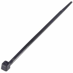 ConnektGear Cable Tying - Black - 100 / Pack Pack - Cable Tie - Nylon, Plastic