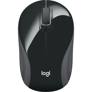 Logitech Wireless Mini Mouse M187 - Optical - Wireless - Radio Frequency - 2.40 GHz - Black - USB - 1000 dpi - Scroll Whee