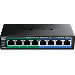 TRENDnet GREENnet TPE-TG44g 8 Ports Ethernet Switch - Gigabit Ethernet - 10/100/1000Base-T - New - TAA Compliant - 2 Layer