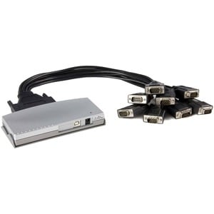 StarTech.com USB to Serial Adapter Hub - 8 Port - DB9 (9-pin) - USB Serial - FTDI USB to RS232 Adapter - USB Serial - 1 x 
