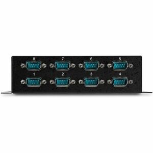 StarTech USB to Serial Adapter Hub - 8 Port - Industrial - Wall Mount - Din Rail - COM Port Retention - FTDI USB to RS232,