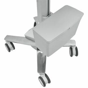 Ergotron Bin - 5.44 kg Load Capacity - Grey - Key Lock, Easy to Clean