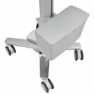Ergotron Bin - 5.44 kg Load Capacity - Grey - Key Lock, Easy to Clean