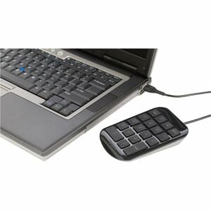 Targus AKP10EU Keypad - Kabel Konnektivität - USB Schnittstelle - Schwarz, Grau - Windows XP, Windows Vista, Windows 7, Wi