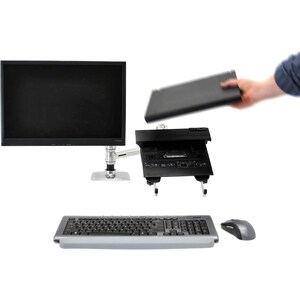 Ergotron 45-248-026 Montagearm für Notebook - max. 18,14 kg Traglast - 75 x 75, 100 x 100 - VESA-Wandhalterungsnorm