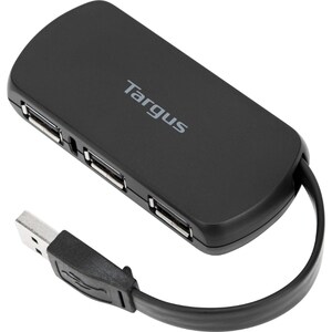 4 PORT USB 2.0 HUB BLACK .