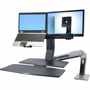 WorkFit Convert-to-LCD & Laptop Kit from Dual Displays, for WorkFit-S, WorkFit-SR, WorkFit-C or WorkFit-A (Black)