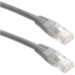 4XEM 50FT Cat5e Molded RJ45 UTP Network Patch Cable (Gray) - 50 ft Category 5e Network Cable for Network Device, Notebook,