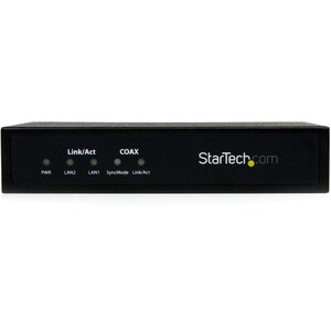 StarTech.com Gigabit Ethernet Over Coaxial LAN Extender Receiver - 2.4 km - 2 x Network (RJ-45)