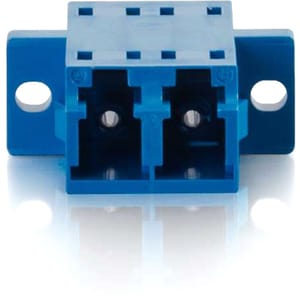 C2G LC/LC Duplex Single-mode Fiber Coupler - 2 x LC Network Female - 2 x LC Network Female - Black