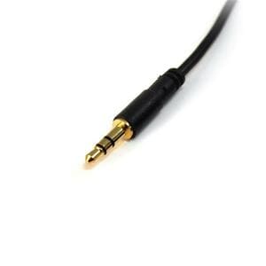 StarTech.com Câble jack audio de 3,5 mm - Cordon stéréo auxiliaire mince de 3 m - M/M - Cable for Appareil Audio, iPod, iP