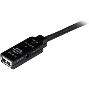 StarTech.com 15m USB 2.0 Repeater Kabel - Aktives USB Verlängerungskabel - Cable for Wandsteckdose, Stromadapter - 480 Mbi