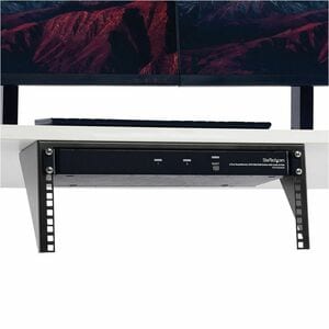 StarTech.com 4 HE 19 Zoll vertikales Wandmontage Rack - Schwarz - max. 56,84 kg Traglast - 1