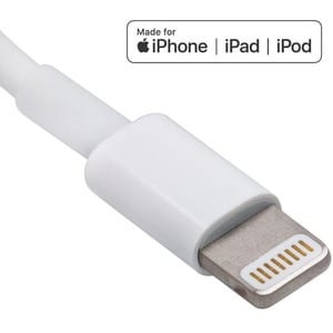 4XEM 3ft 1m Lightning cable for Apple iPhone, iPad, iPod - MFI Certified - MFi Certified Lightning to USB data sync cable 