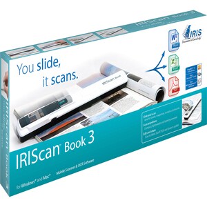 Escáner de mano I.R.I.S. IRIScan Book 3 - Sin cable - 900 ppp Óptico - USB