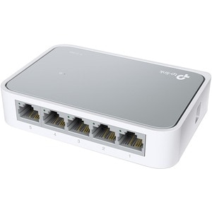 TP-Link TL-SF1005D 5 Ports Ethernet Switch - Fast Ethernet - 10/100Base-TX - 2 Layer Supported - Twisted Pair - Desktop