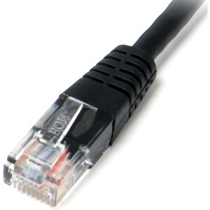 StarTech.com Cable de Red 1.8m Categoría Cat5e UTP RJ45 Fast Ethernet - Patch Moldeado - Negro - Cable de conexión - Negro