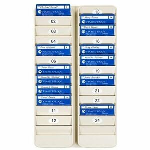 Pyramid 500-24 24-Pocket Employee ID Badge Rack - 24 x Card - 24 Pocket(s) - 14.1" (358.14 mm) Height x 8.2" (208.28 mm) W