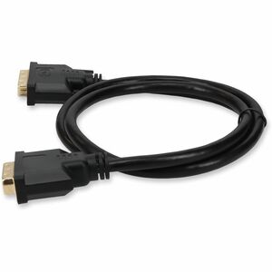 AddOn 6ft DVI-D Dual Link (24+1 pin) Male to DVI-D Dual Link (24+1 pin) Male Black Cable For Resolution Up to 2560x1600 (W