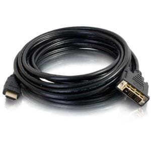 C2G 1m (3ft) HDMI to DVI Cable - HDMI to DVI-D Adapter Cable - 1080p - M/M - 3.28 ft DVI/HDMI Video Cable for Audio/Video 