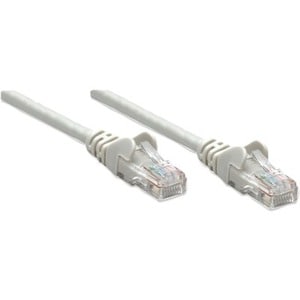 Network Patch Cable, Cat5e, 0.5m, Grey, CCA, U/UTP, PVC, RJ45, Gold Plated Contacts, Snagless, Booted, Lifetime Warranty -