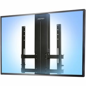 Ergotron Glide Wall Mount for TV - Black - Height Adjustable - 76.2 cm to 139.7 cm (55") Screen Support - 18.14 kg Load Ca