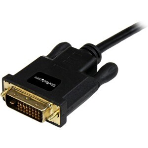 StarTech.com 10ft Mini DisplayPort to DVI Cable, Mini DP to DVI-D Adapter/Converter Cable, 1080p Video, mDP 1.2 to DVI Mon