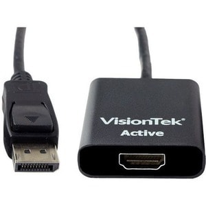 VisionTek DisplayPort to HDMI Active Adapter (M/F) - DisplayPort to HDMI Active Adapter - DP to HDMI Adapter Male to Femal