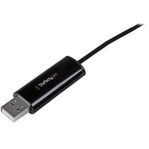 StarTech.com 2 Port USB Keyboard Mouse Switch Cable w/ File Transfer for PC and Mac® - First End: 1 x 4-pin USB 2.0 Type A