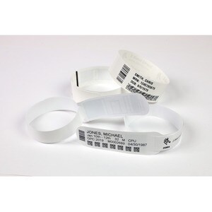 Wristband, Polypropylene, 1x10in (25.4x254mm); Direct thermal, Z-Band Fun, Adhesive closure, Cartridge, 350/cart, 6/box, G