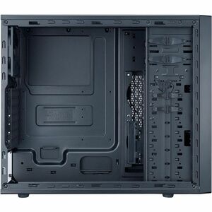 Cooler Master N400 N-Series Mid Tower Computer Case with Fully Meshed Front Panel - Mid-tower - Midnight Black - Polymer, 