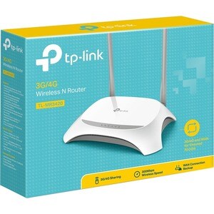 TP-Link TL-MR3420 Wi-Fi 4 IEEE 802.11n  Drahtlos Router - 2,48 GHz ISM-Band - 2 x Antenne - 37,50 MB/s Drahtlosgeschwindig