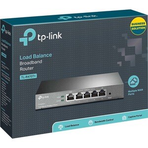 TP-Link TL-R470T+ Router - 5 Anschlüsse - 1 RJ-45 Port(s) - Fast Ethernet