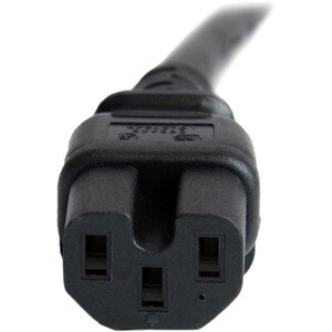 StarTech.com Cable de 1m (3 pies) de Extensión de Servicio Pesado, Cable Alargador de Alimentación IEC 320 C14 a IEC 320 C