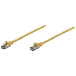 Network Patch Cable, Cat6, 10m, Yellow, CCA, U/UTP, PVC, RJ45, Gold Plated Contacts, Snagless, Booted, Lifetime Warranty, 