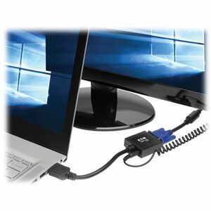 Tripp Lite by Eaton HDMI to VGA with Audio Converter Cable Adapter for Ultrabook/Laptop/Desktop PC (M/F) 6-in. (15.24 cm) 