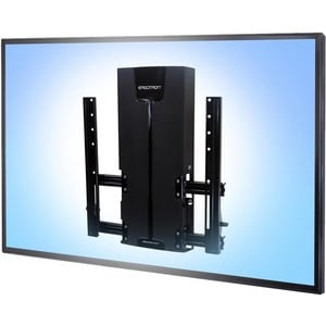 Ergotron Glide Wall Mount for TV, Flat Panel Display - Black - Height Adjustable - 46" to 63" Screen Support - 70 lb Load 