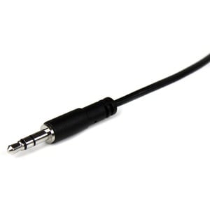 StarTech.com 2m Slim 3.5mm Stereo Extension Audio Cable - M/F - Cable for iPhone - First End: 1 x Mini-phone Stereo Audio 