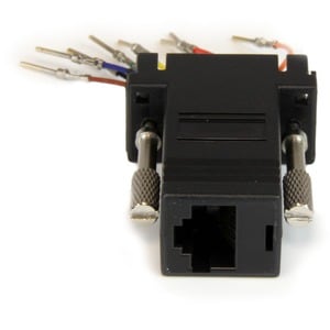 StarTech.com Adattatore modulare da DB9 a RJ45 - M/F - Nero